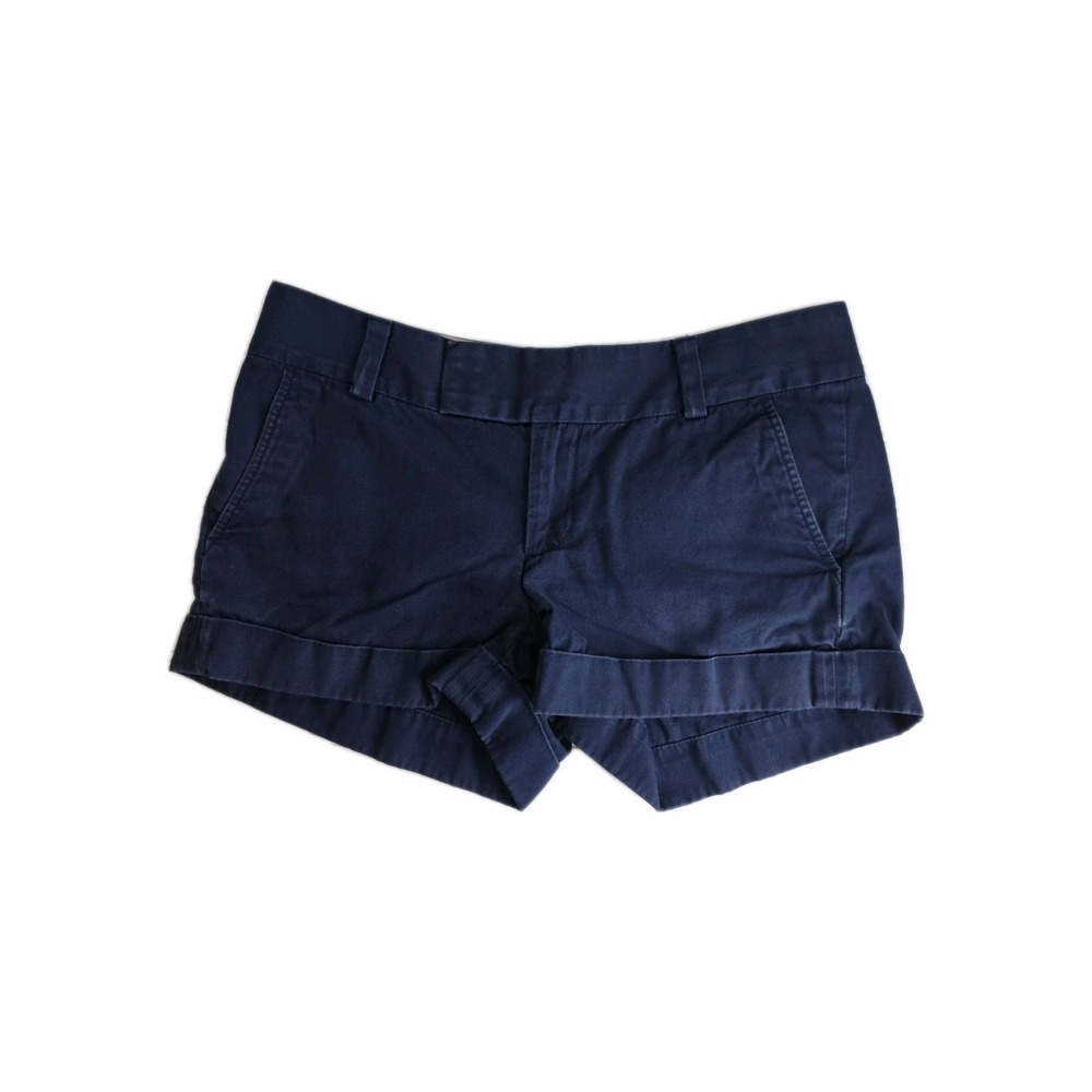 Lilly Pulitzer Barclay Shorts Womens 0 NAVY BLUE CHINO COTTON STYLE #53424